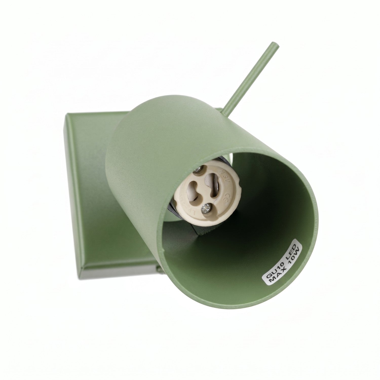Applique murale Ring acier vert sauge GU10, vue 6