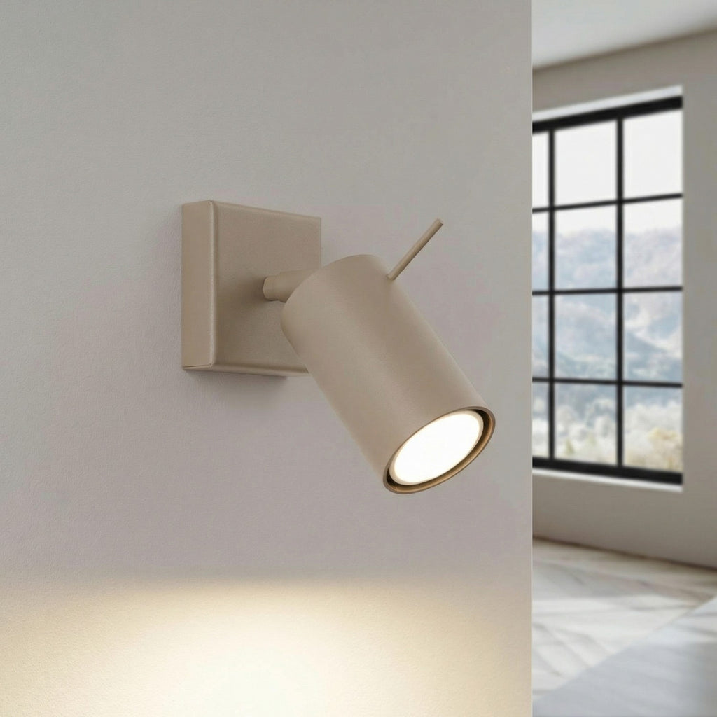 Applique murale Ring acier taupe GU10, vue 3
