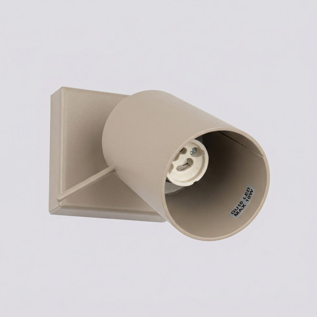 Applique murale Ring acier taupe GU10, vue 4