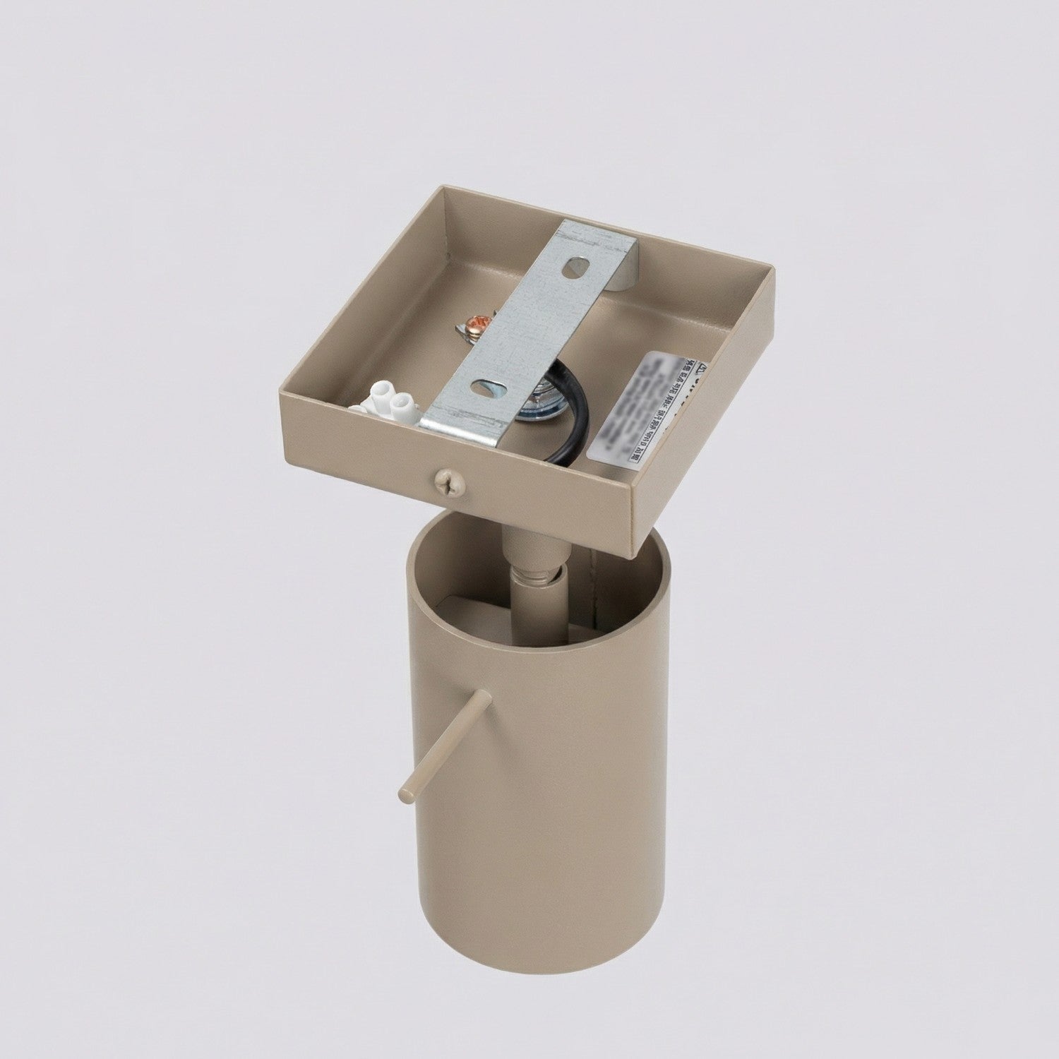 Applique murale Ring acier taupe GU10, vue 6
