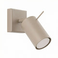 Applique murale Ring acier taupe GU10