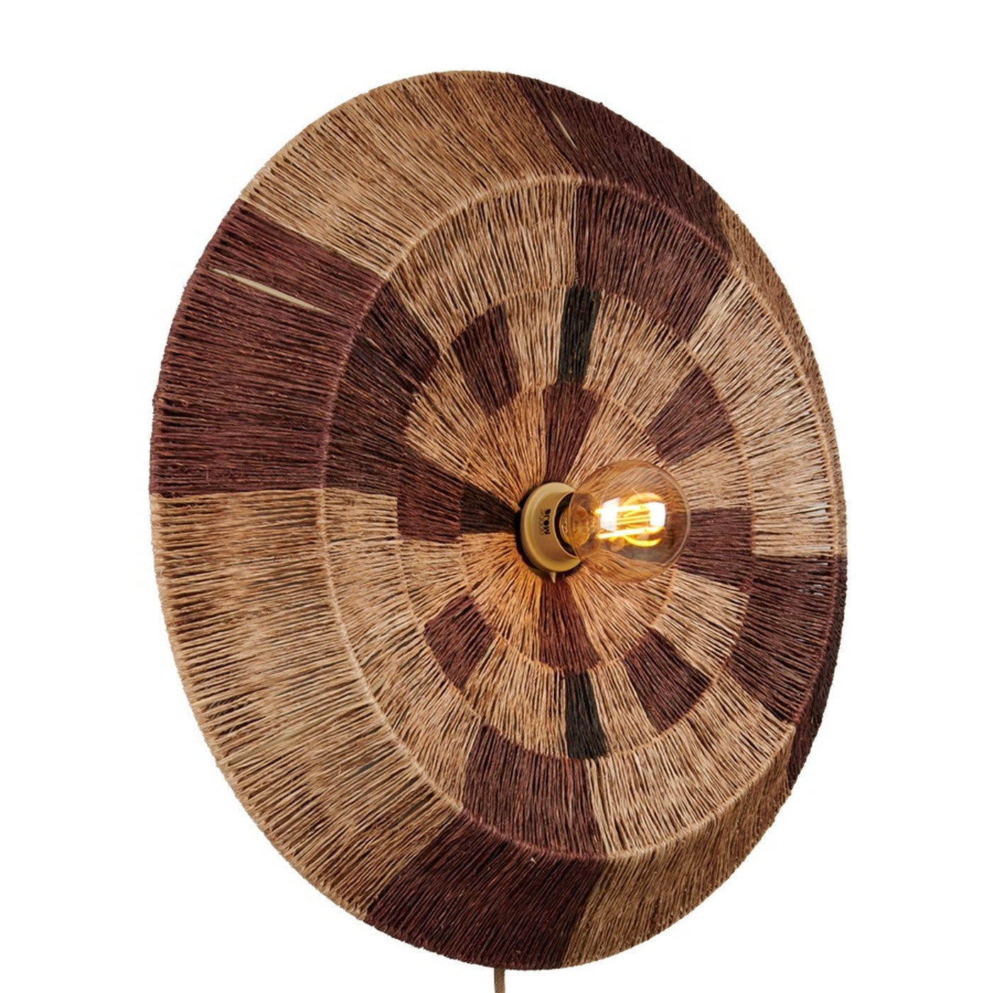 Applique murale Serengeti jute naturel et brun 60 cm E27, vue 4