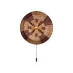 Applique murale Serengeti jute naturel et brun 60 cm E27