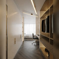 Applique murale Tampa noire 120 cm
