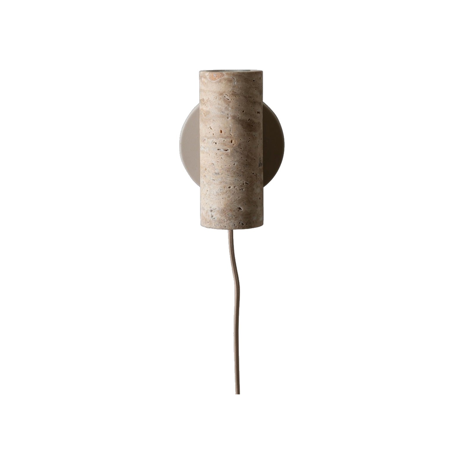 Applique murale Tivoli travertin sable 17 cm GU10