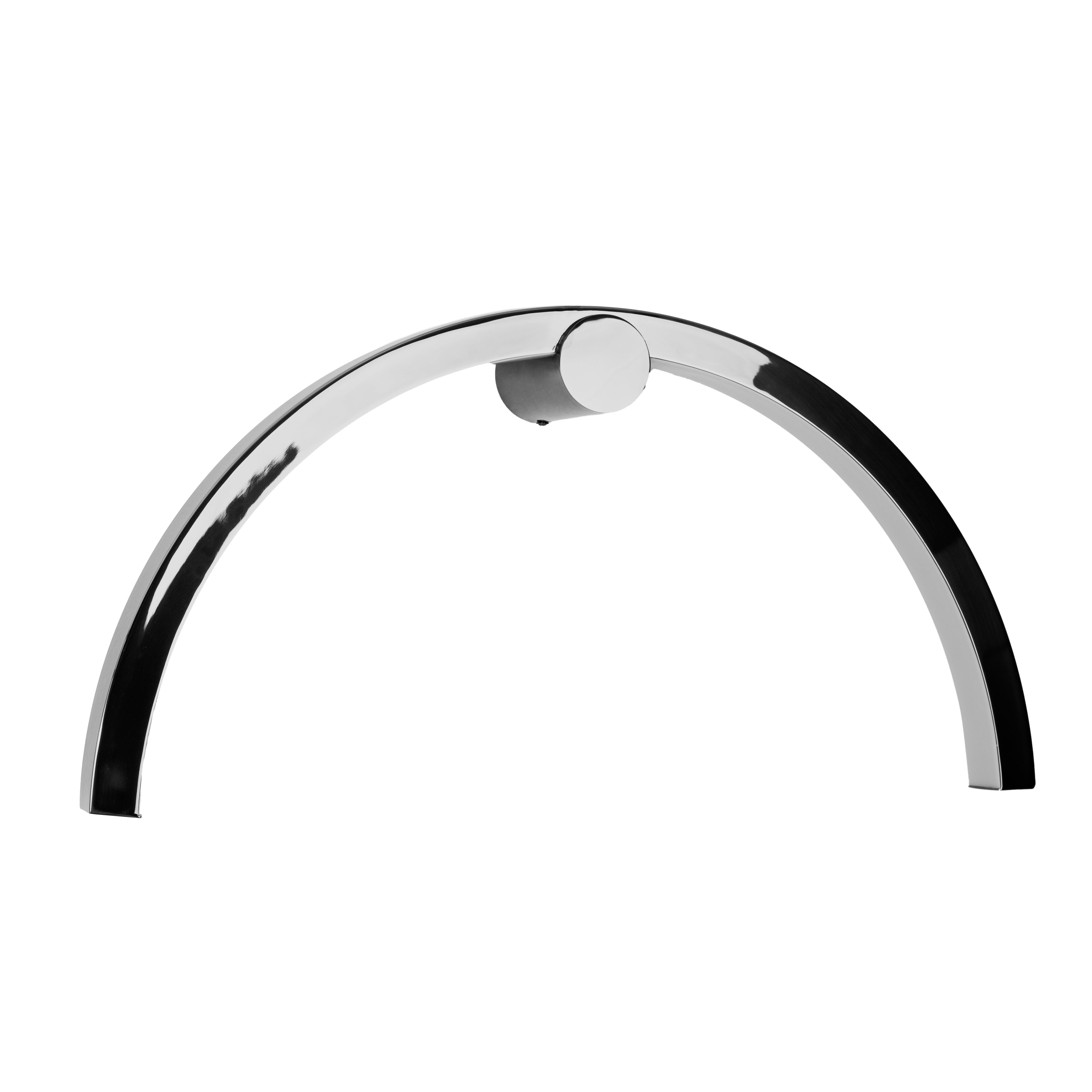 Applique murale Trio Arc noire chromée