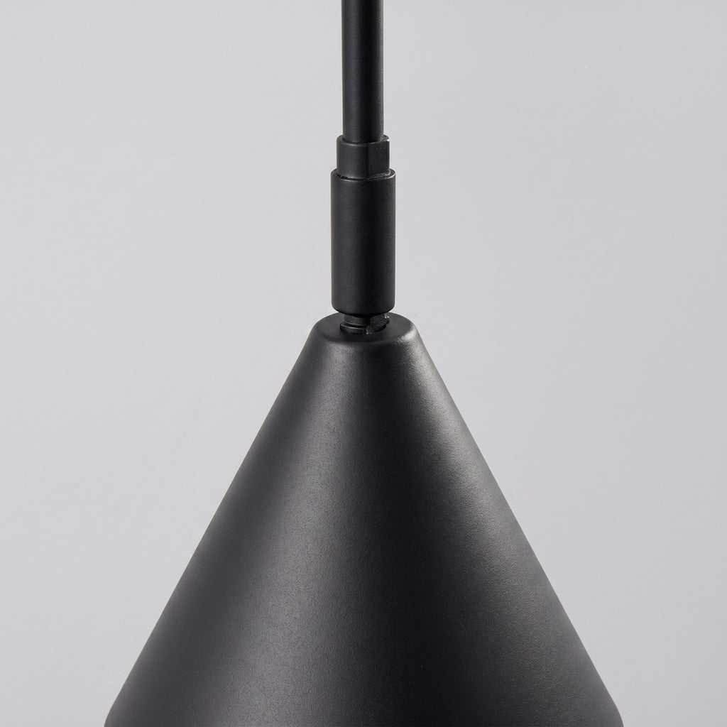 Applique Nox 2 cônes bras déporté acier noir E14, vue 6