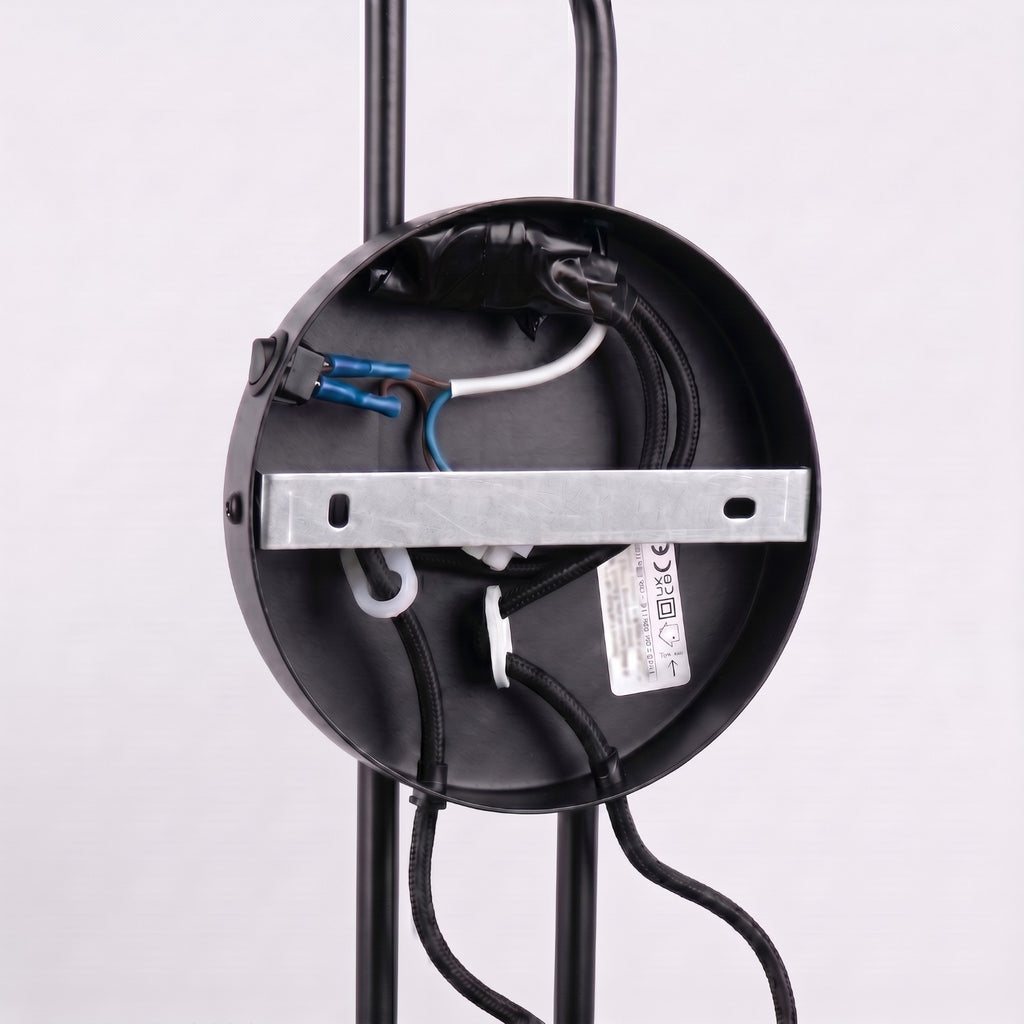 Applique Nox 2 cônes bras déporté acier noir E14, vue 9