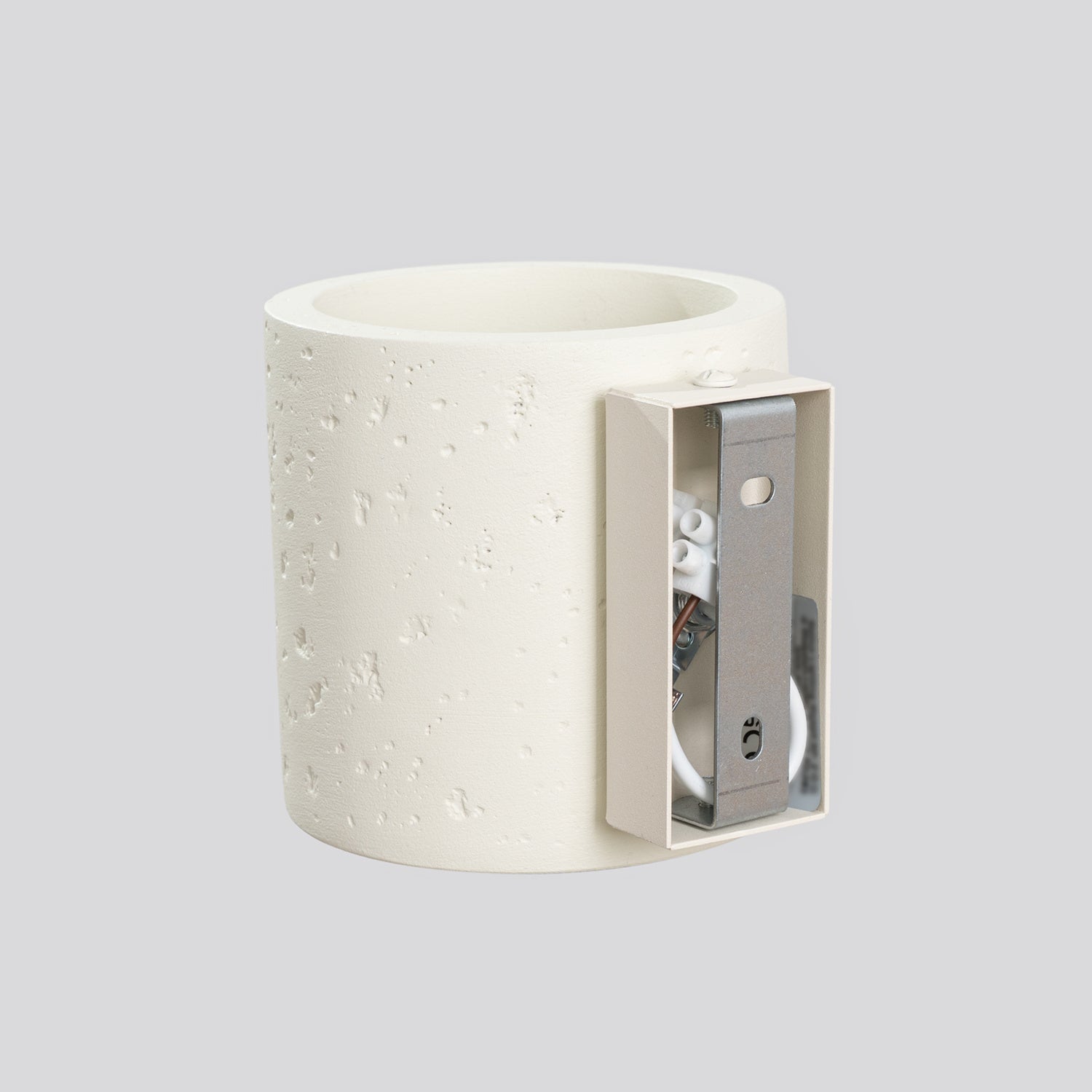 Applique Orbis béton beige G9, détail