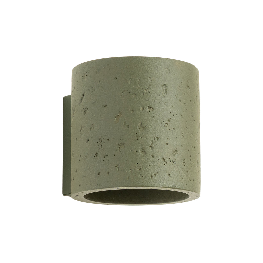 Applique Orbis béton vert olive G9