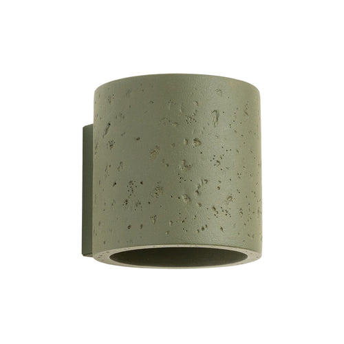 Applique Orbis béton vert olive G9