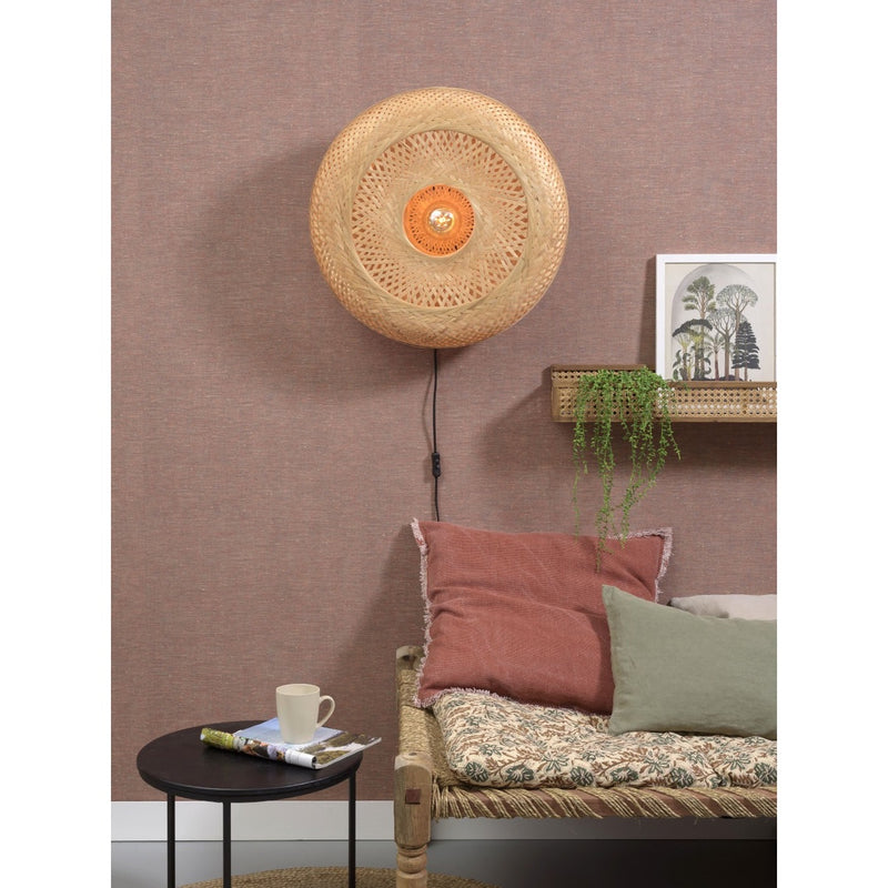 Dimensions Aplique Palawan bambú natural 60 cm E27