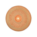 Applique Palawan bambou naturel galette 60 cm E27