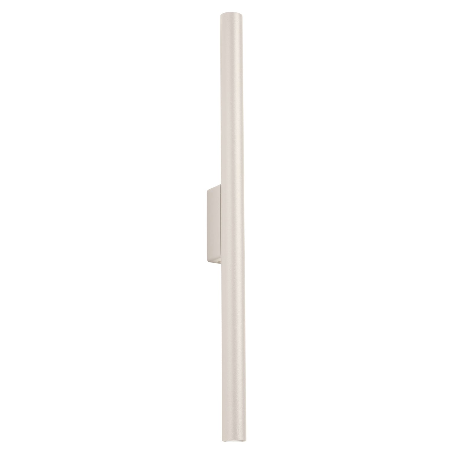 Applique Pastelo 2 tube fin beige G9, fin tube effilé en acier laqué