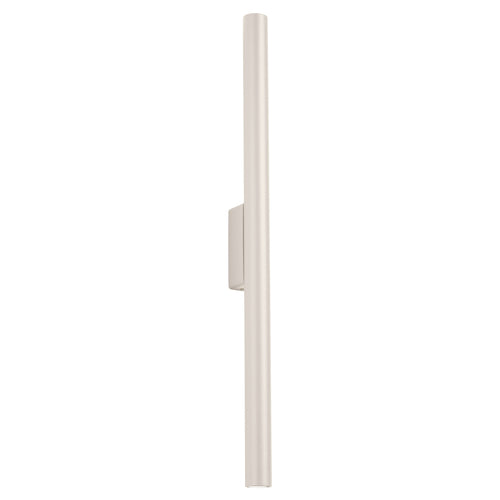 Applique Pastelo 2 tube fin beige G9, fin tube effilé en acier laqué