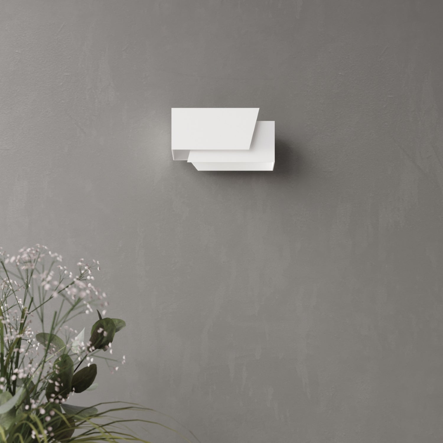 Applique Piegare acier blanc dans une pièce contemporaine