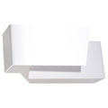 Applique Piegare acier blanc, plaques décalées, vue d'ensemble