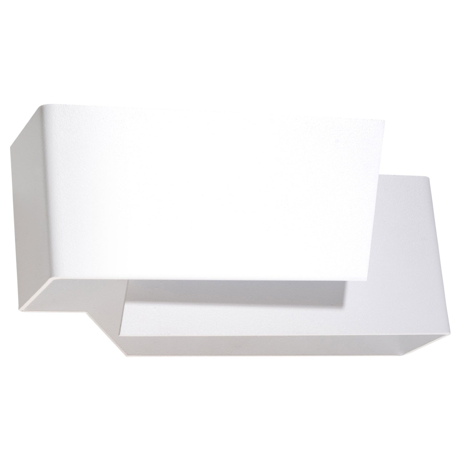 Applique Piegare acier blanc, plaques décalées, vue d'ensemble