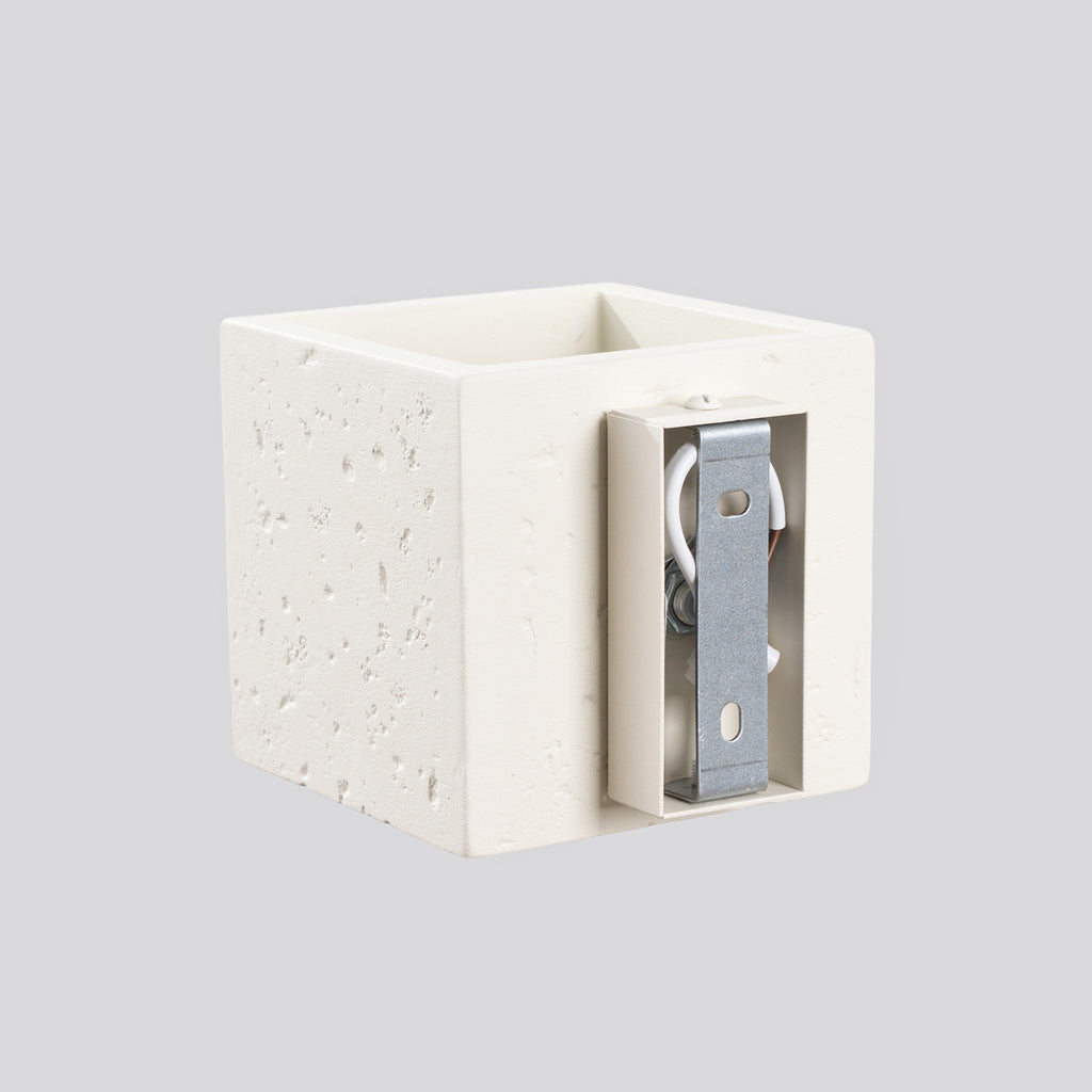 Applique Quad béton beige G9, détail