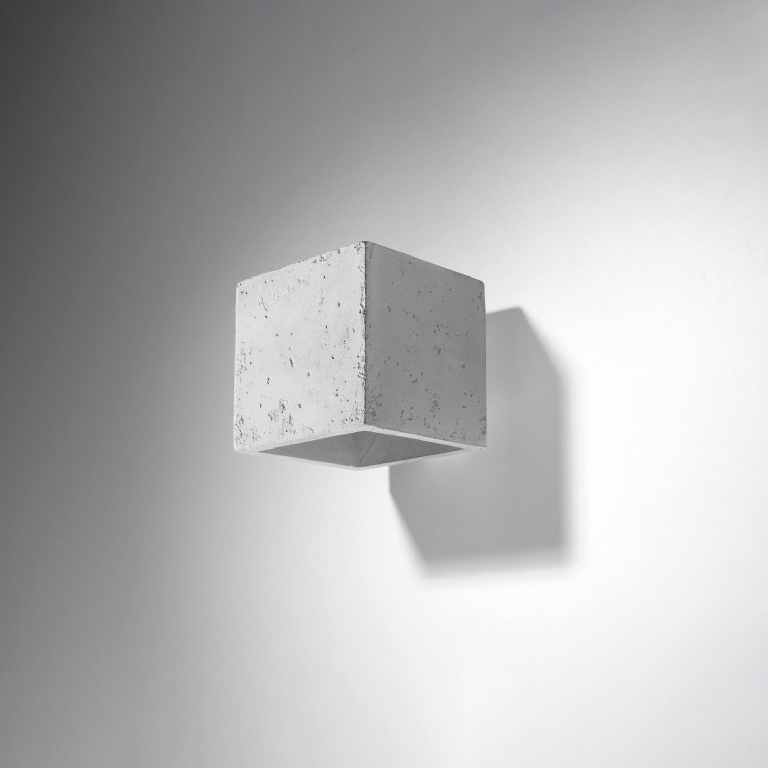 Applique Quad béton G9, vue de profil