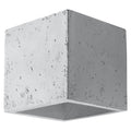 Applique Quad, un cube en béton brut