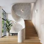 Applique Talassa acier blanc G9 en ambiance