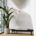 Applique Talassa acier blanc G9 en situation dans un intérieur