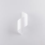 Applique Talassa acier blanc G9 de profil
