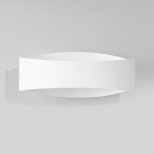Applique Toni acier blanc G9 de profil