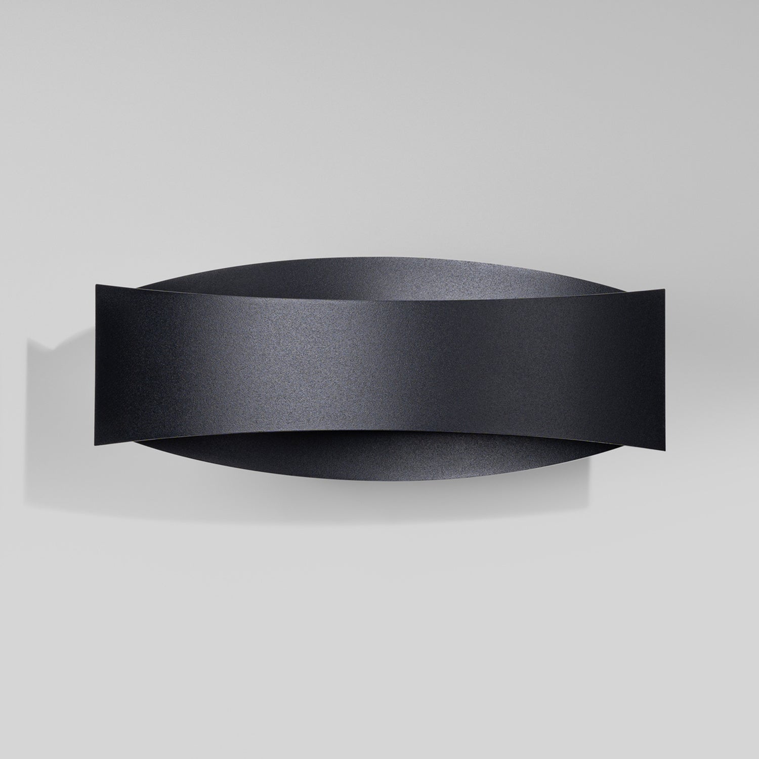 Applique Toni acier noir G9 de profil