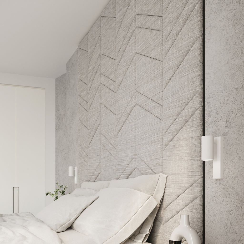 Applique Utti blanc, lumière d'appoint le long du mur