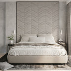 Applique Utti blanc en situation sur un mur d'intérieur