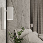 Applique Utti blanc en situation dans un intérieur contemporain