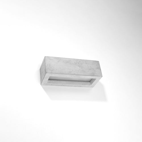 Applique Vega 30 béton, détail de la matière