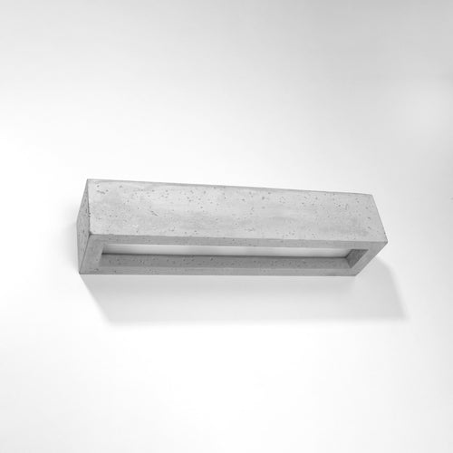 Applique Vega 50 béton, détail de la matière