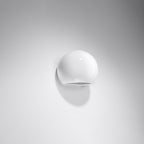 Applique Globe céramique blanche brillante, détail
