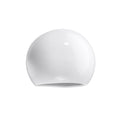 Applique Globe céramique blanche brillante, sphère de céramique émaillée blanc brillant