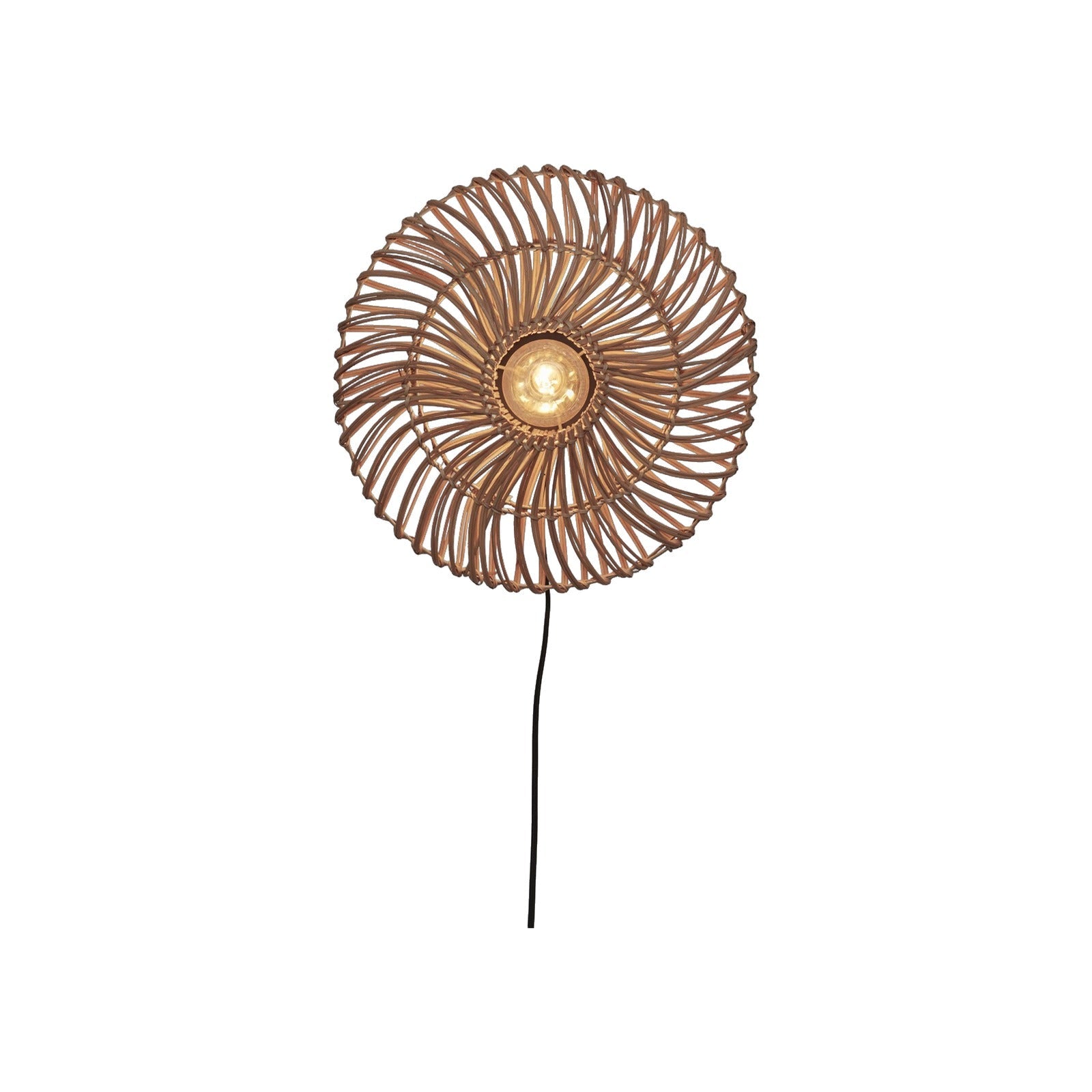 Applique Zanzibar rotin naturel 40 cm E27