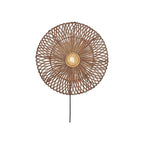 Applique Zanzibar rotin naturel 55 cm E27