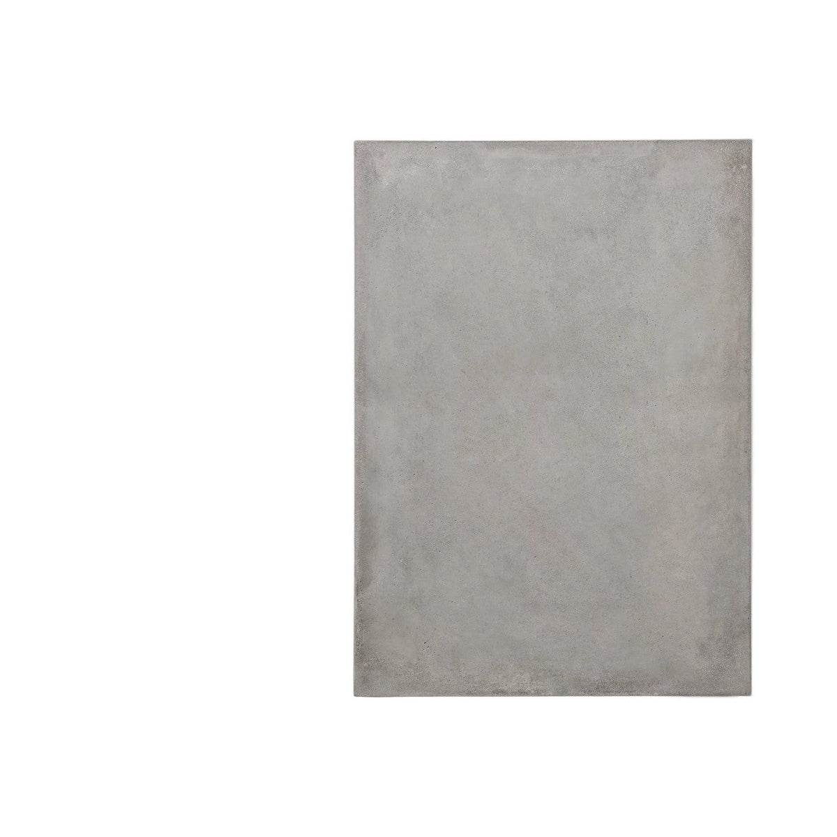 Frag 50 x 70 cm en béton gris naturel accroché à la verticale vu de face