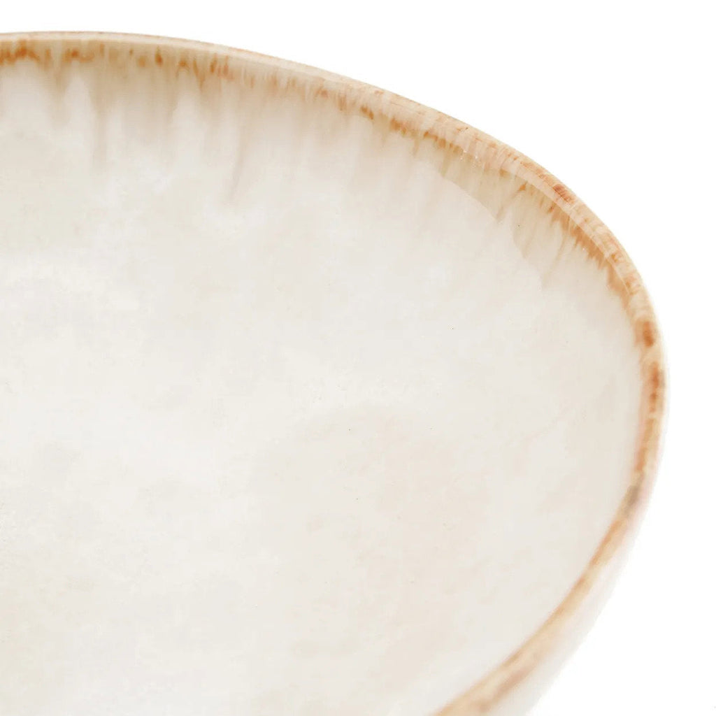 Assiette creuse Cascais en grès blanc 22 cm, vue 5