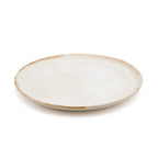 Assiette à dessert Cascais en grès blanc 22 cm