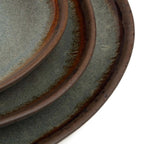 Assiette à dessert Côa en grès vert de gris 22 cm, vue 5