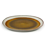 Assiette à dessert Comporta en grès ambré 21 cm