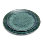 Assiette plate Aqua en grès vert profond 28 cm, vue 5