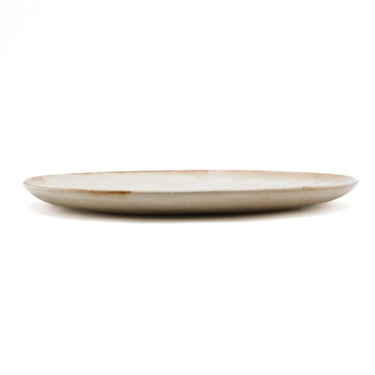 Assiette plate Cascais en grès blanc 28 cm, vue 5