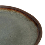 Assiette plate Côa en grès vert de gris 28 cm, vue 3