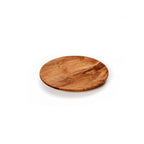 Assiette ronde en teck massif 14 cm
