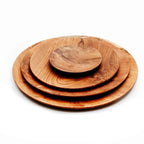 Assiette ronde en teck massif 25 cm, vue 7