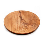 Assiette ronde en teck massif 30 cm